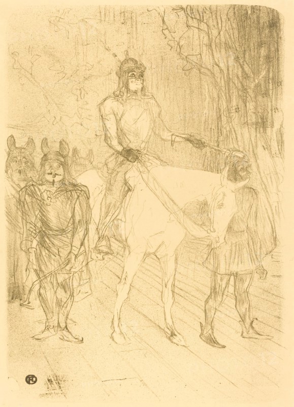 Entrance of Brasseur in "Chilperic" (Entrée de Brasseur dans "Chilpéric"), 1895.