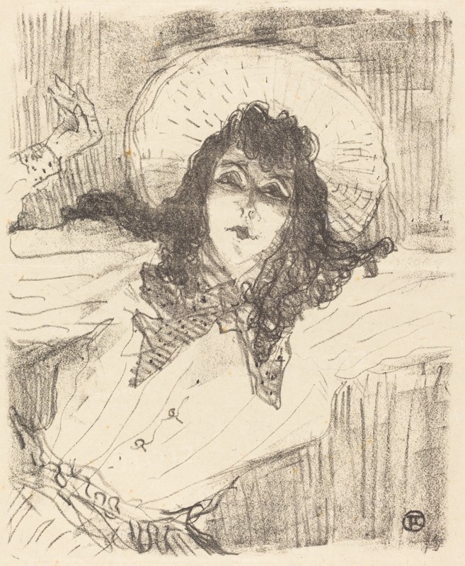 Eva Lavallière, 1896.