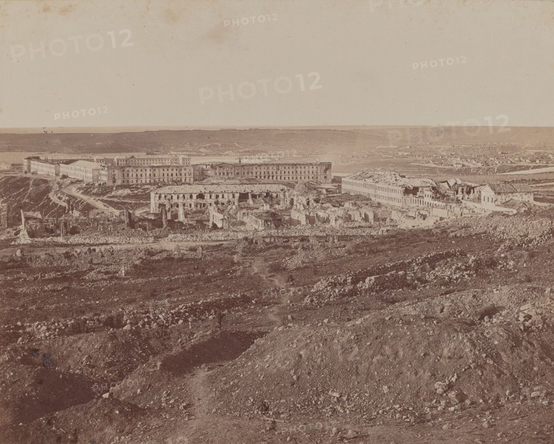 Ruined Buildings, 1855-1856.