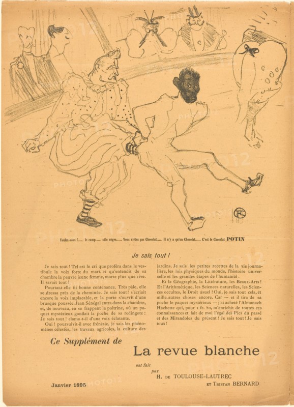 Footit and Chocolat (Footit et Chocolat) [left recto], 1895. Rafael Padilla and George Foottit.