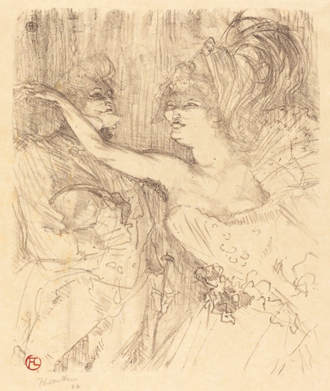 Guy and Mealy in "Paris qui marche" (Guy et Mealy dans "Paris qui marche"), 1898. Georges-Guillaume Guy and Juliette Mealy.