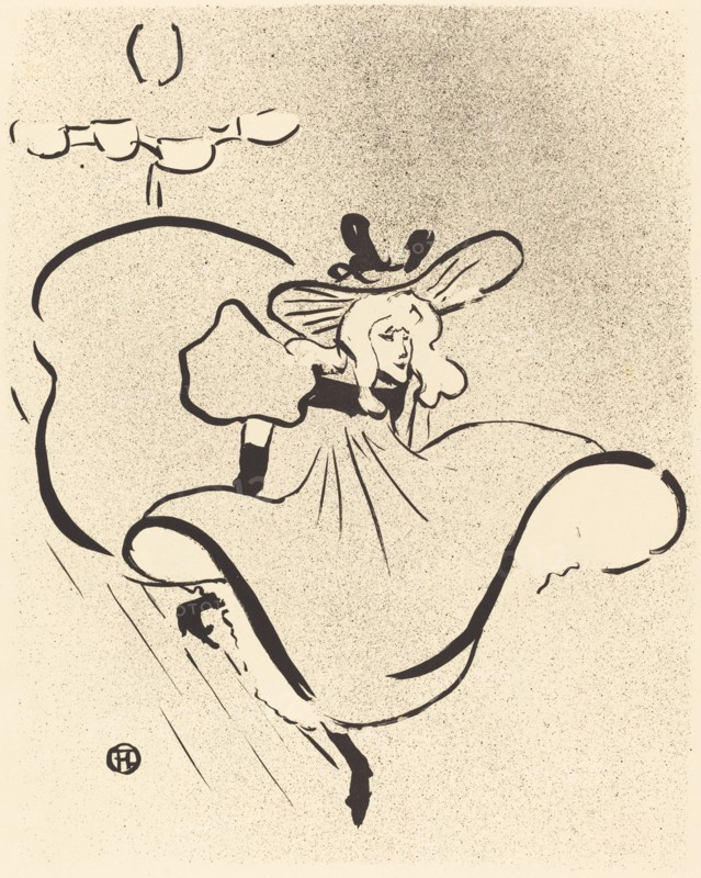 Jane Avril, 1893.