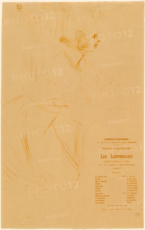 La Lépreuse, 1896. Comic-opera by Sylvio Lazzari.