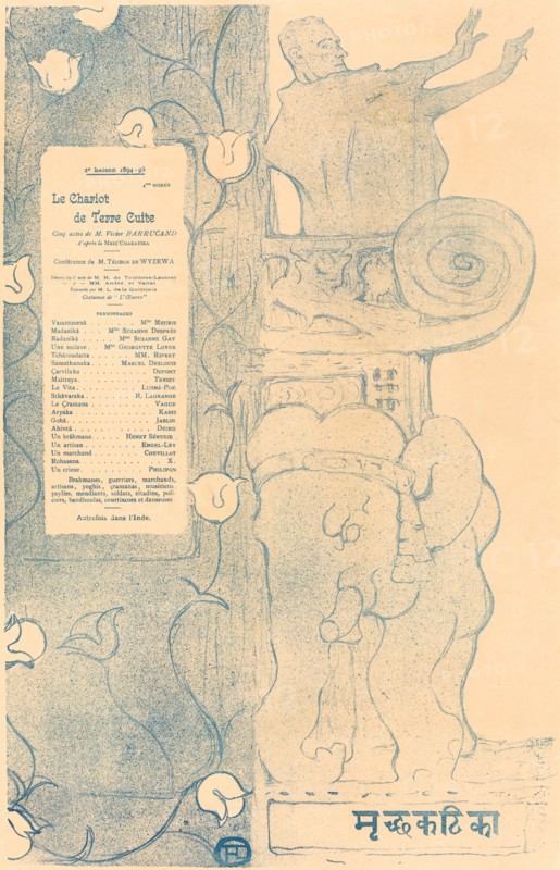 Le Chariot de terre cuite, 1895. Adapted by Victor Barrucand.