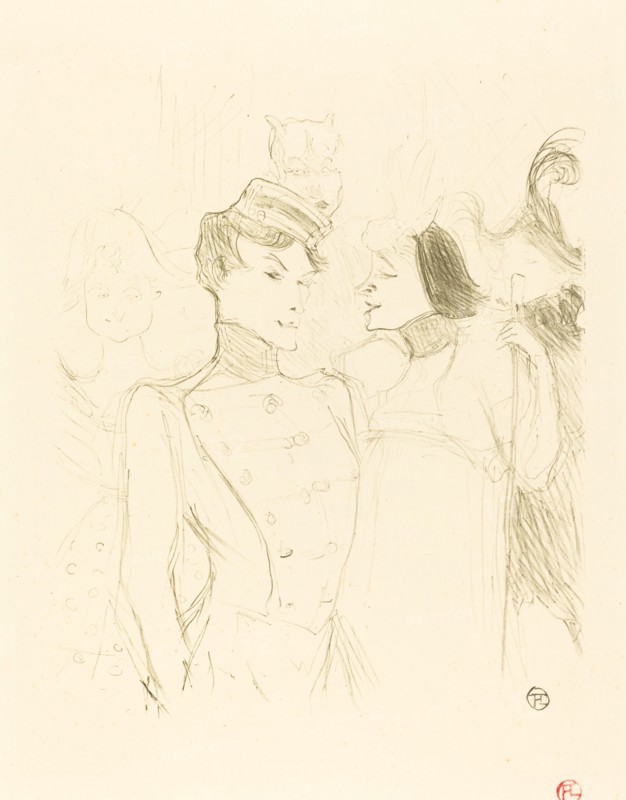 Lender and Lavalliere (Lender et Lavallière), 1895.