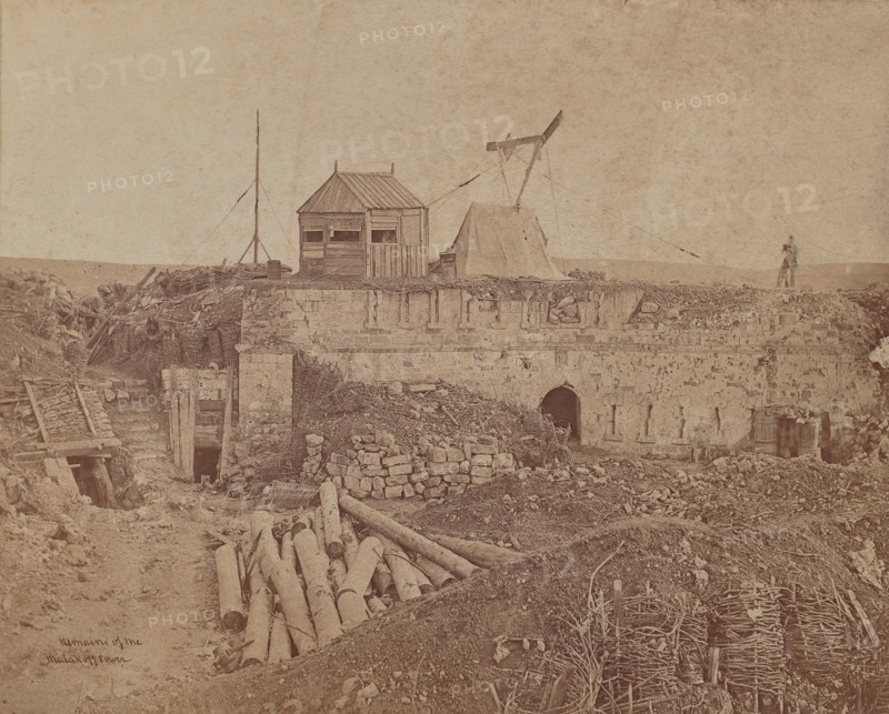 Remains of the Malakoff Tower, 1855-1856.