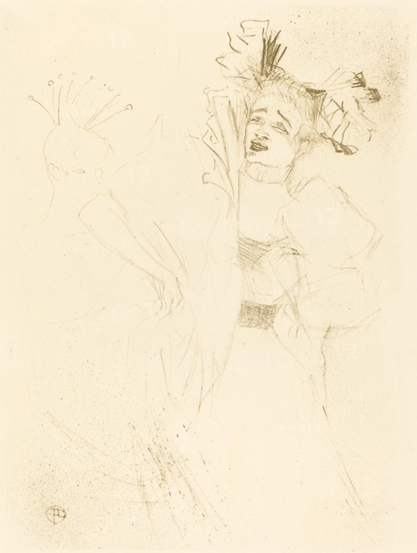 Lender Full Face in "Chilperic" (Lender de face dans "Chilpéric"), 1895.
