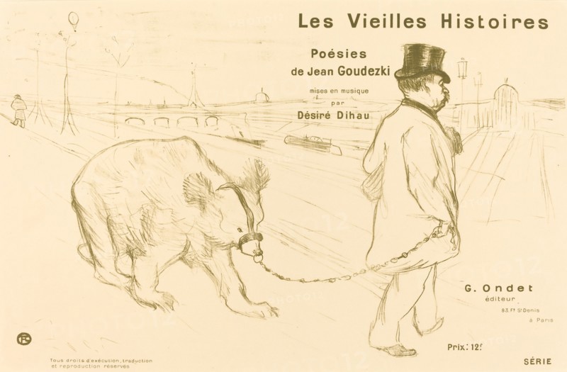 Les Vielles Histoires (cover/frontispiece), 1893.