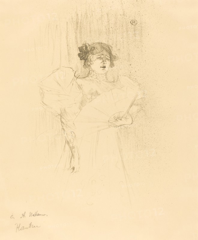 Luce Myres Full Face (Luce Myrès, de face), 1895.