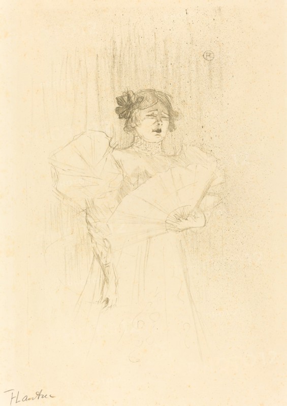 Luce Myres Full Face (Luce Myrès, de face), 1895.