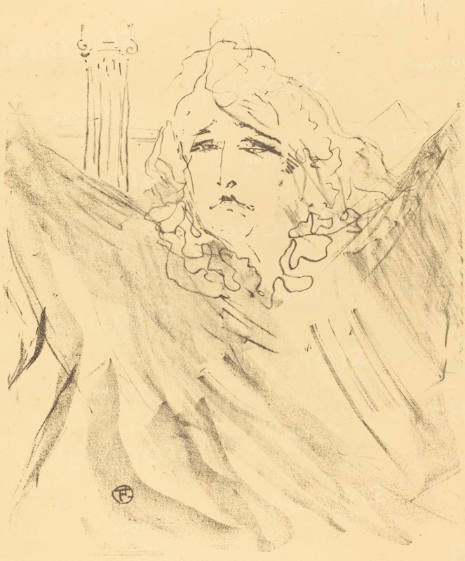 Sarah Bernhardt in "Cleopatra" (Sarah Bernhardt dans "Cléopatre"), 1896.