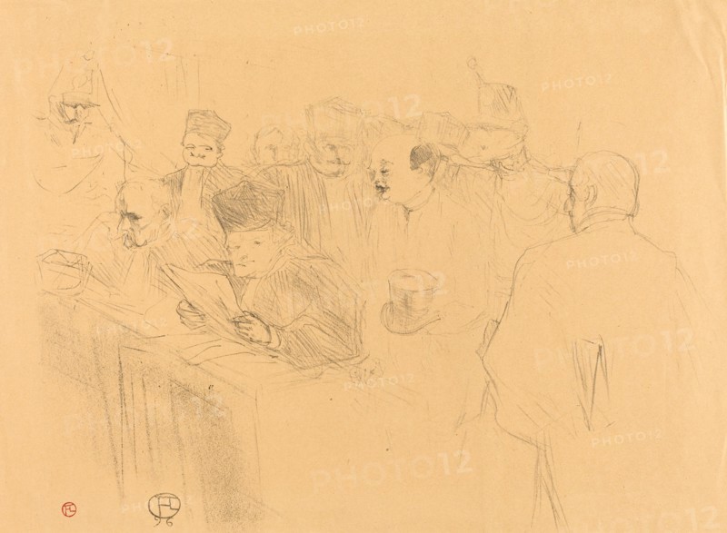 Soudais Deposition (Déposition Soudais), 1896. Getuigenis van Soudais giving evidence during the deposition of Emile Arton.