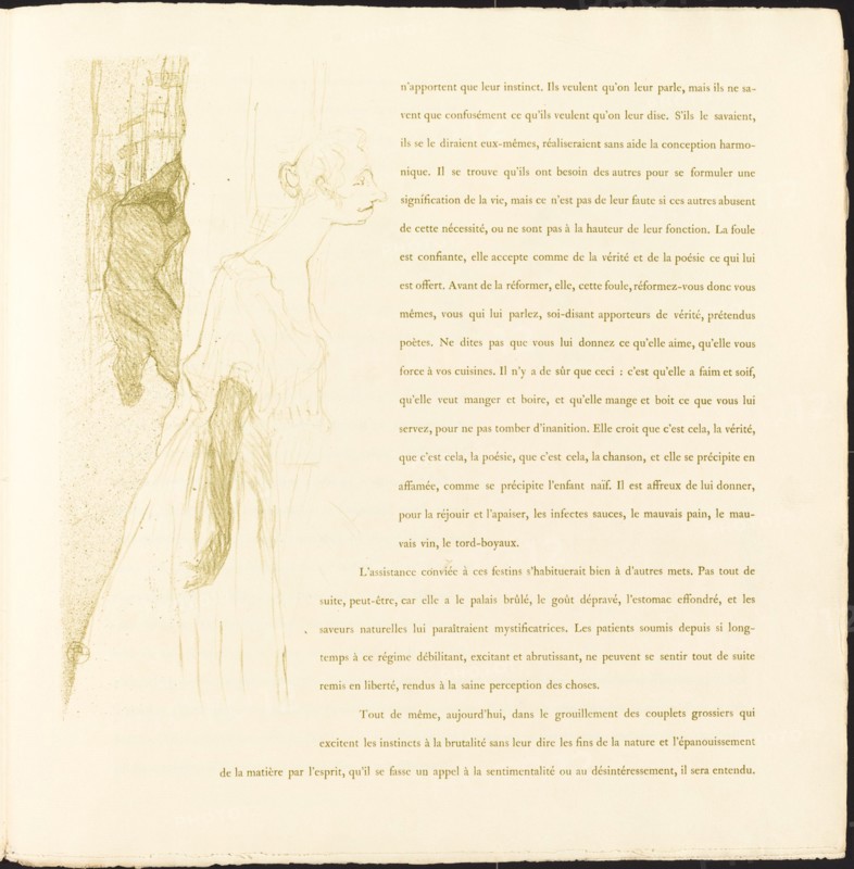 Yvette Guilbert, 1894.