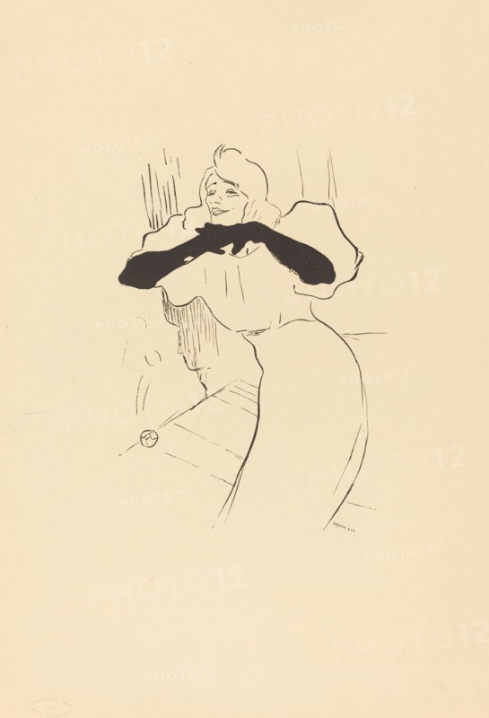 Yvette Guilbert: Linger, Longer, Loo. Song wriitten by Sidney Jones.