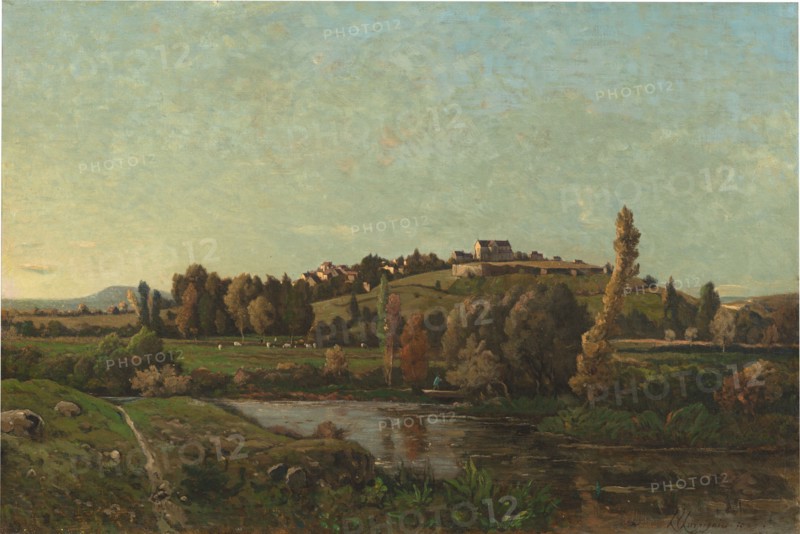 Landscape in Auvergne, 1870.