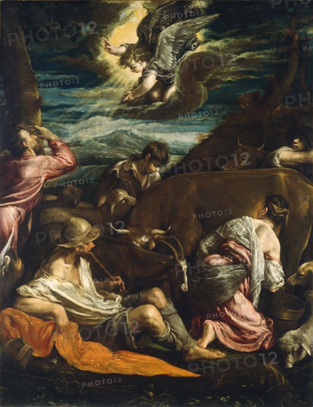 The Annunciation to the Shepherds, probably 1555/1560.