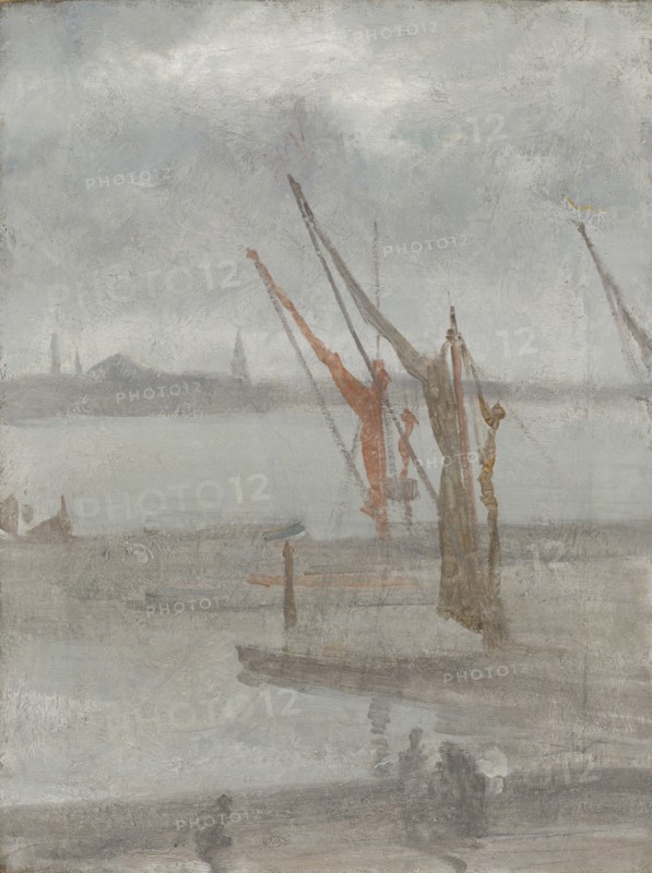 Grey and Silver: Chelsea Wharf, c. 1864/1868.