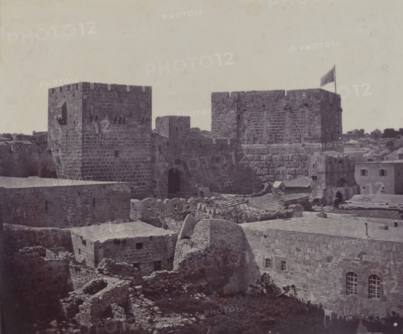 Jerusalem - Section of Old City, 1857.