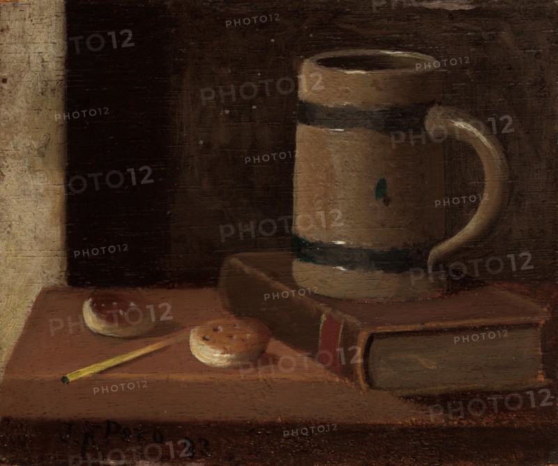 Mug, Book, Biscuits, and Match, 1893.