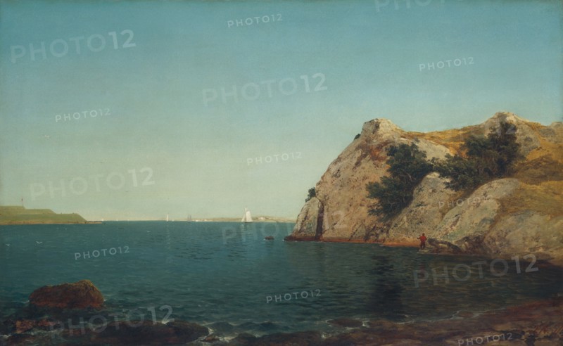 Beacon Rock, Newport Harbor, 1857.