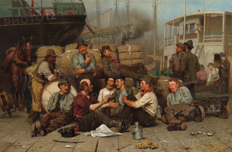 The Longshoremen's Noon, 1879.