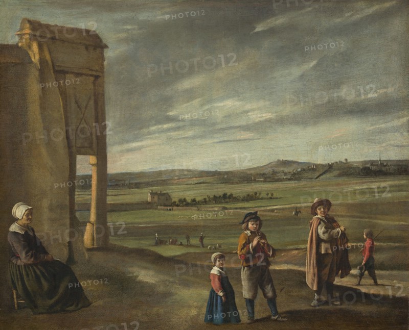 Landscape with Peasants, c. 1640.