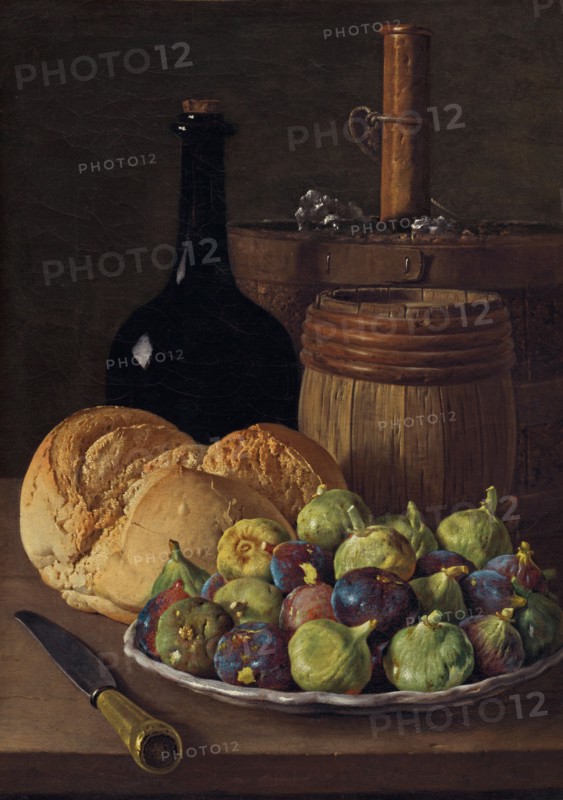 Still Life with Figs and Bread, c. 1770.