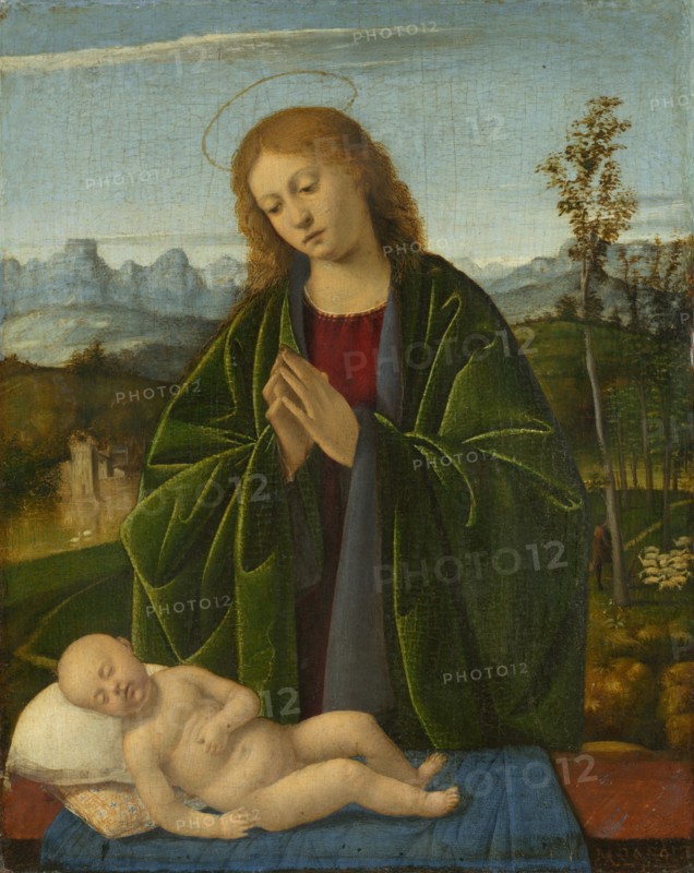 Madonna Adoring the Child, c. 1520.