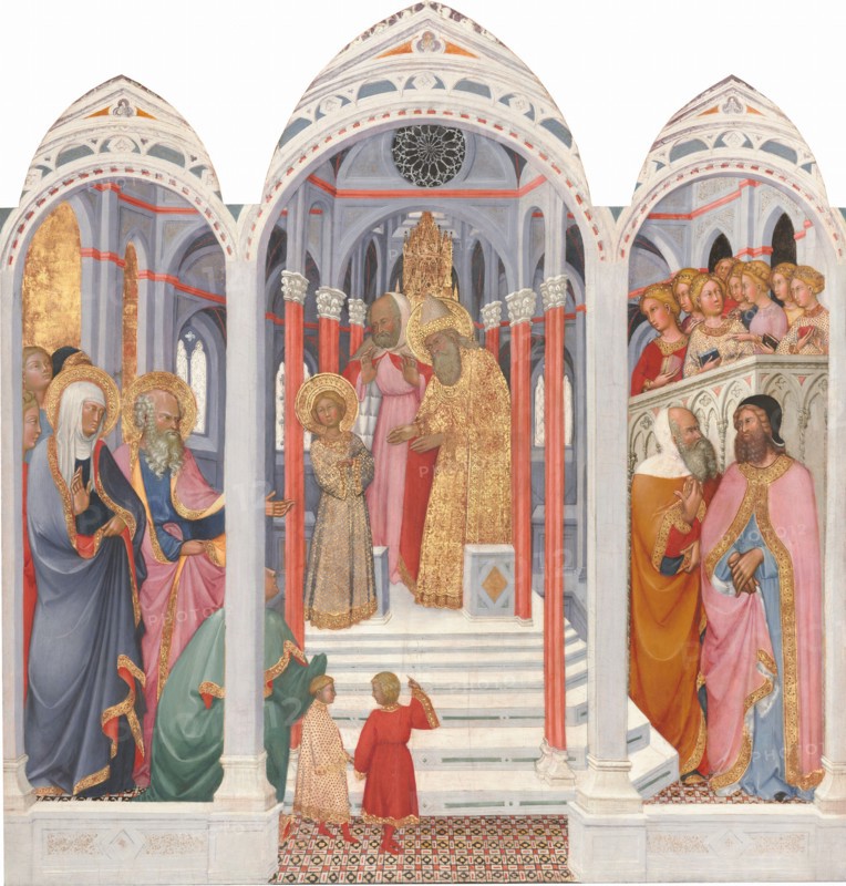 The Presentation of the Virgin in the Temple, 1398-1399.