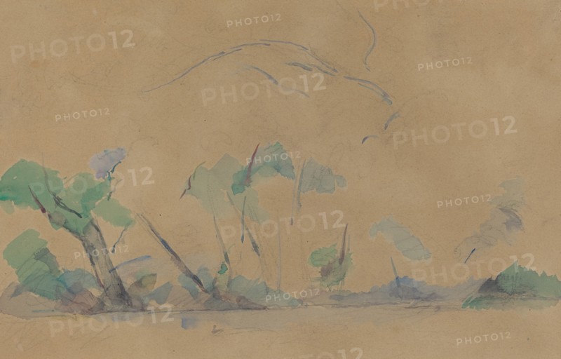Mont Sainte-Victoire [recto], c. 1895.