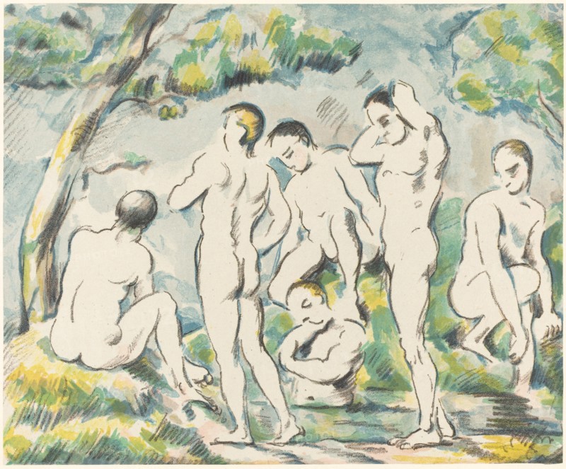 The Bathers (Small Plate), 1897.