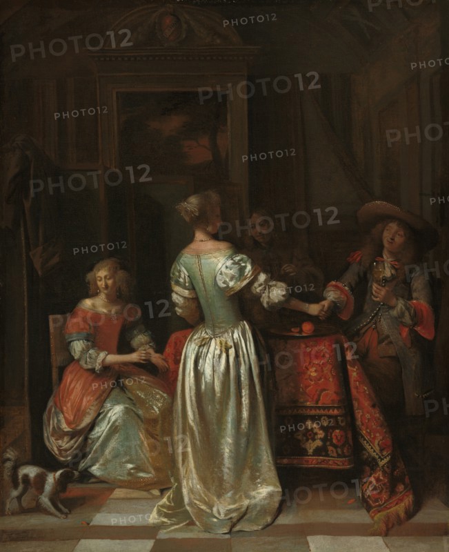 The Greeting, c. 1675.