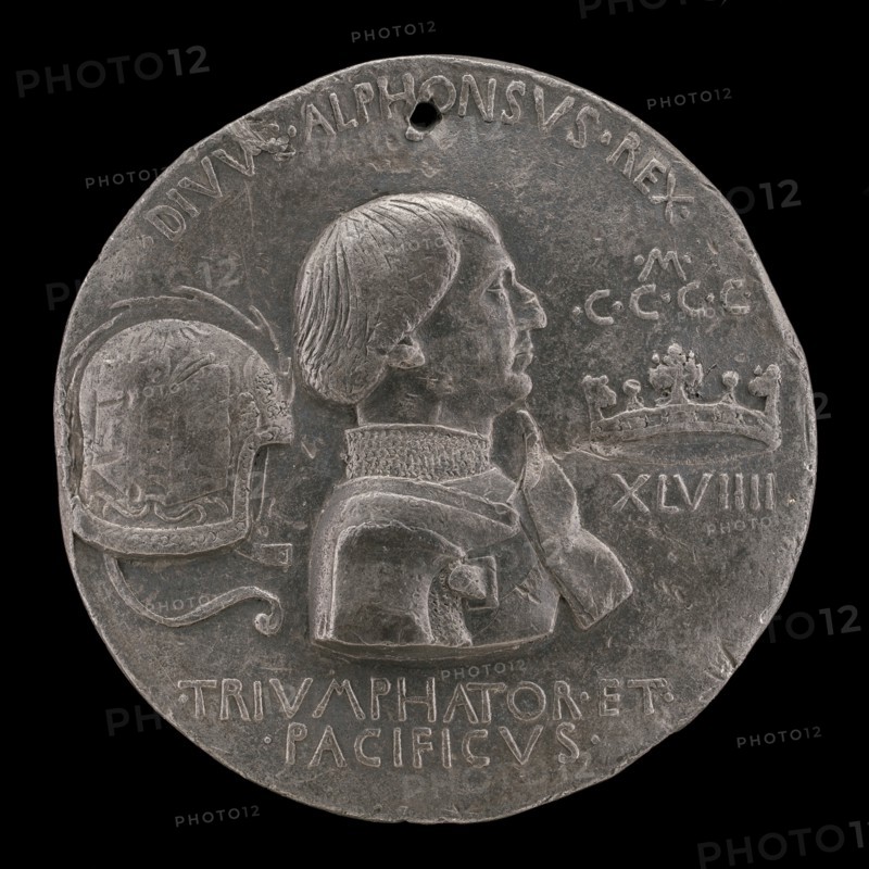 Alfonso V of Aragon, 1394-1458, King of Naples and Sicily 1443 [obverse], 1449.