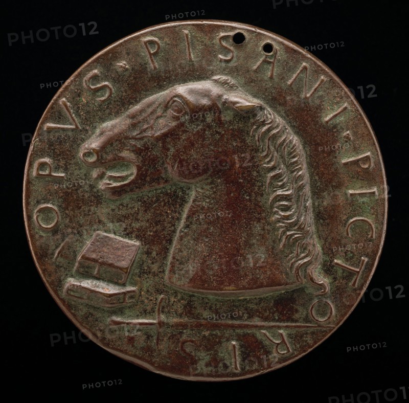 Charger, Books, and Sword [reverse], c. 1441.