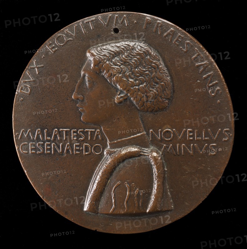 Domenico Novello Malatesta, 1418-1465, Lord of Cesena and Cervia 1429 [obverse], c. 1445.