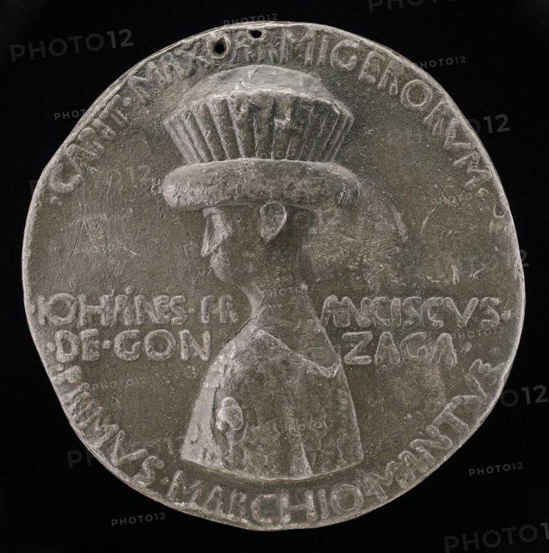 Gianfrancesco I Gonzaga, 1395-1444, 1st Marquess of Mantua 1433 [obverse], c. 1439.