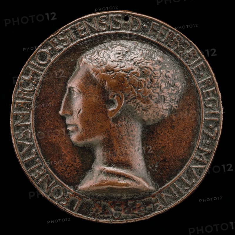 Leonello d'Este, 1407-1450, Marquess of Ferrara 1441 [obverse], c. 1441/1450.