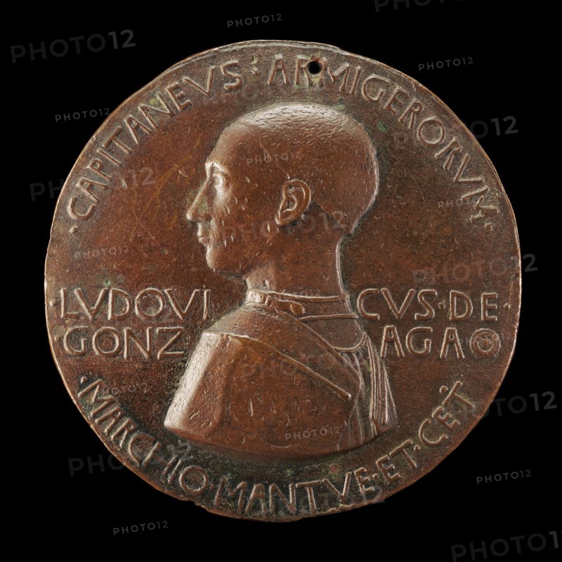 Lodovico III Gonzaga, 1414-1478, 2nd Marquess of Mantua 1444 (obverse), c. 1447/1448.