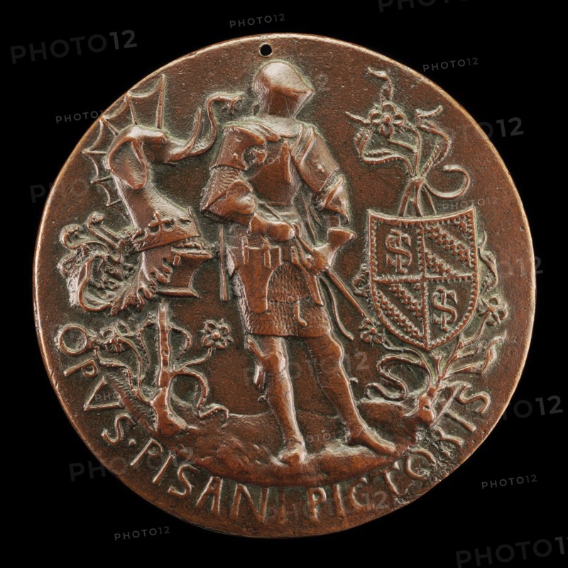 Sigismondo Armed and Holding a Sword [reverse], c. 1445.