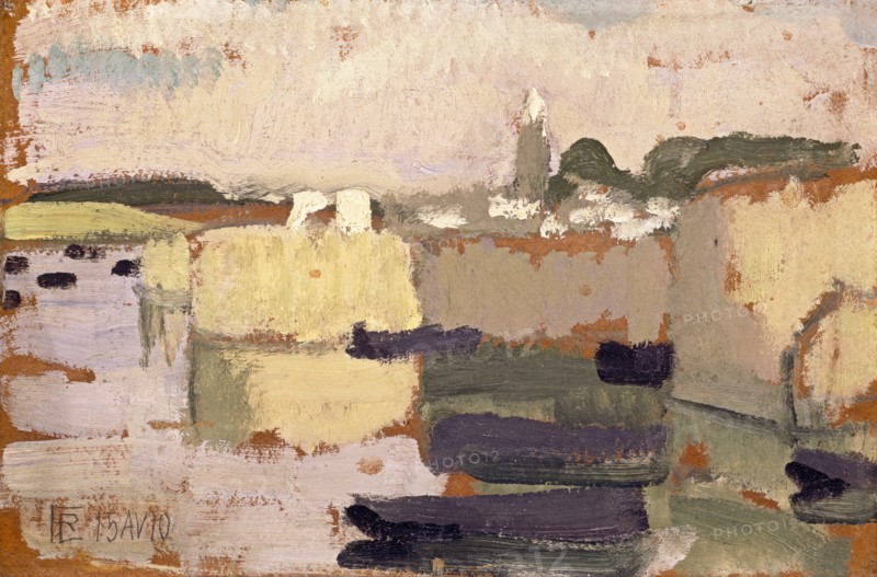 Village at the Water's Edge, 1910.