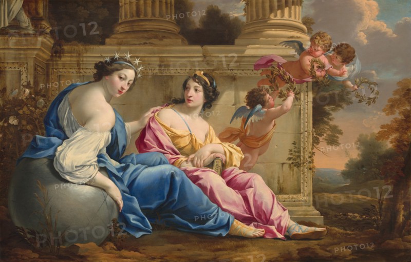 The Muses Urania and Calliope, c. 1634.