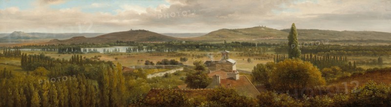 Panoramic Landscape near the River Moselle, c. 1830.