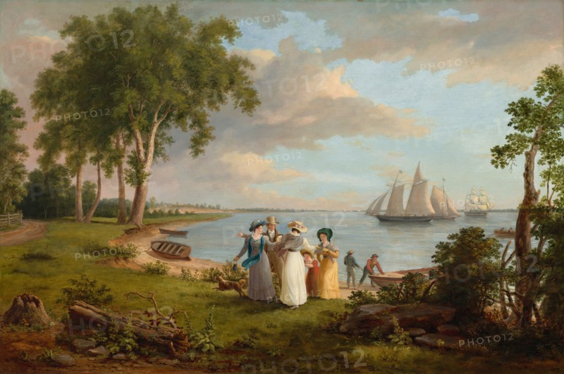 View of the Delaware near Philadelphia, 1831.