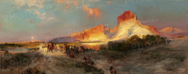 Green River Cliffs, Wyoming, 1881.
