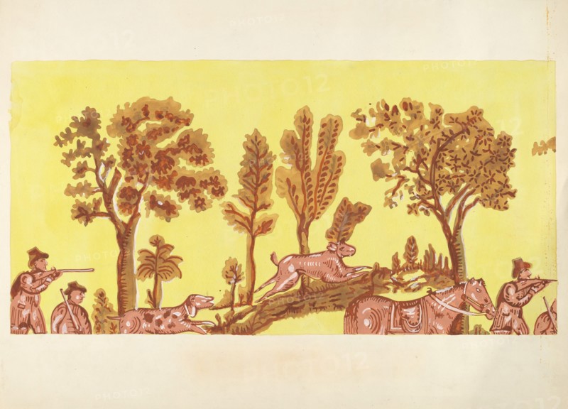 Bandbox Design (Rabbit Hunt), 1935/1942.