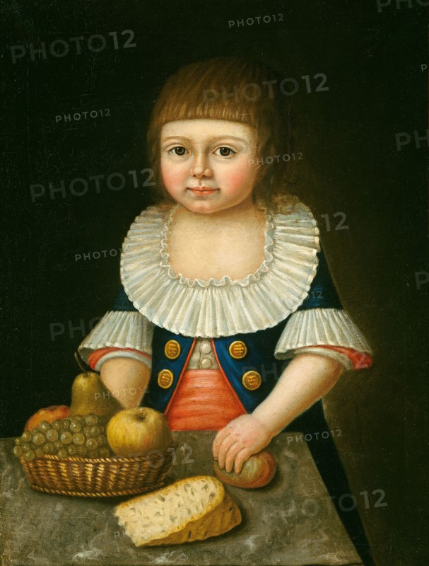 Boy with a Basket of Fruit, c. 1790.