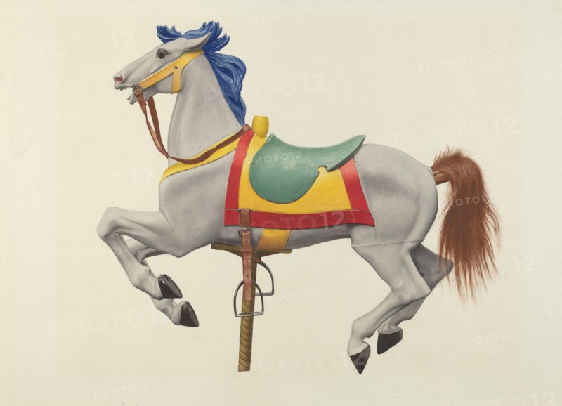 Carousel Horse, 1935/1942.