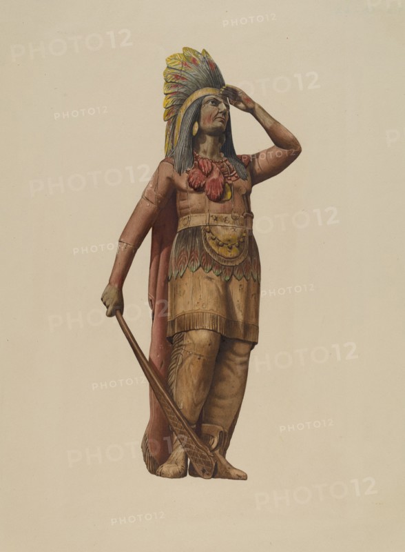Cigar Store Indian, 1935/1942.