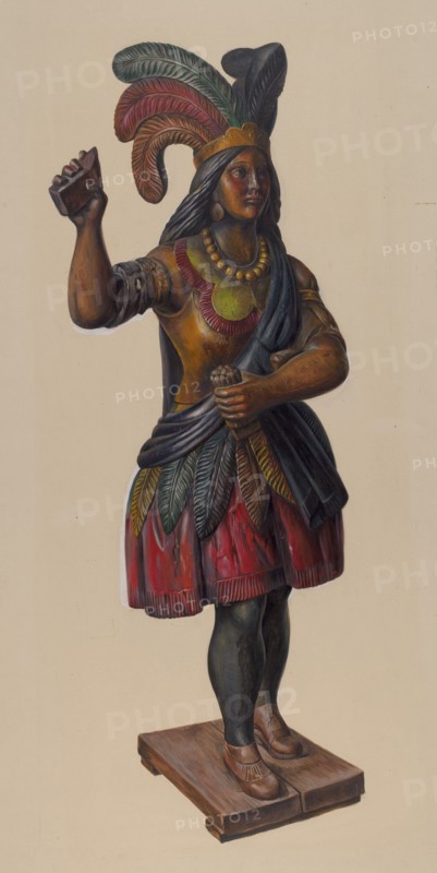 Cigar Store Indian, 1935/1942.