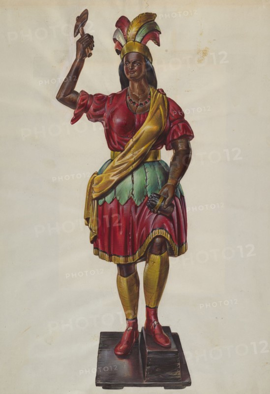 Cigar Store Indian, c. 1938.